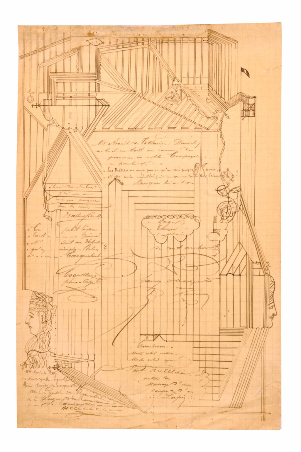 untitled (recto: la grenuille symbolic / verso: la grenuille symbolic) - Albert G. (gen. Baron de Ravallet) 