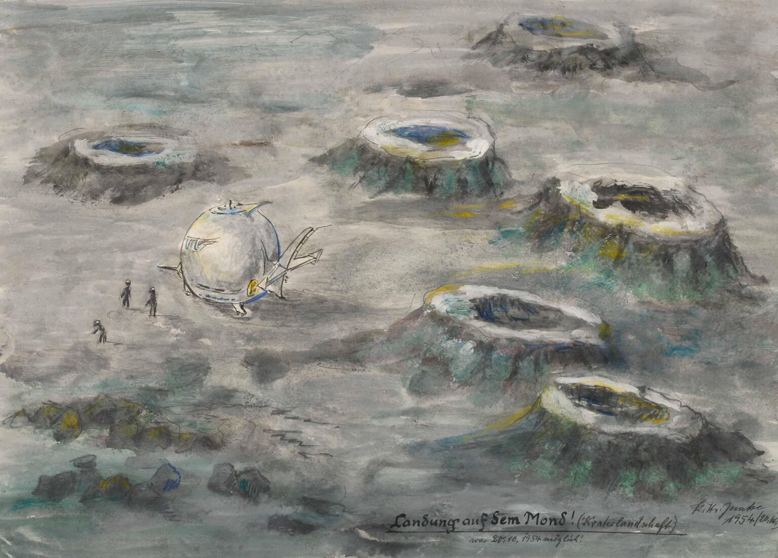 Landung auf dem Mond - Karl Hans Janke 