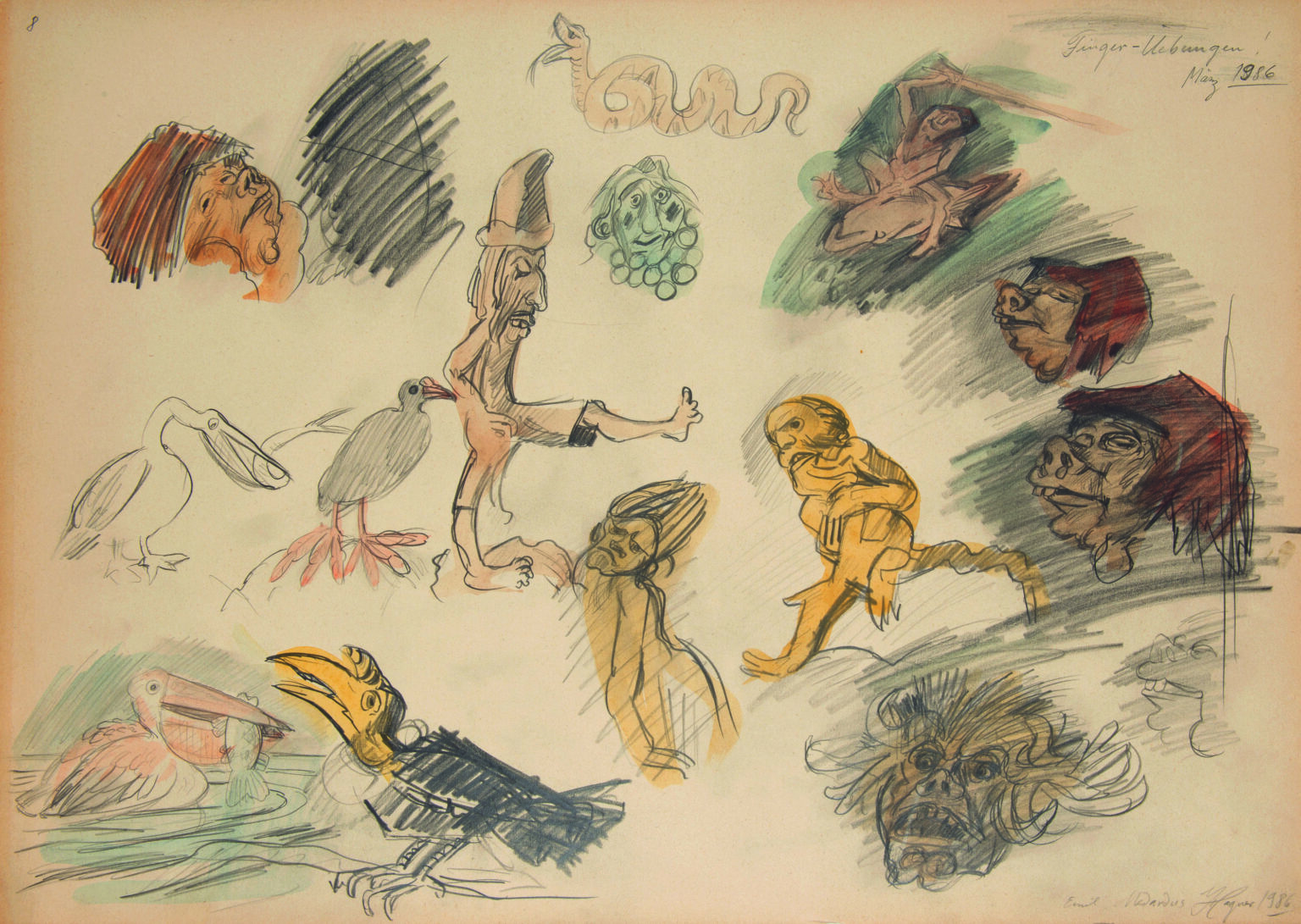 Finger-Uebungen 8 - Emil Medardus Hagner 