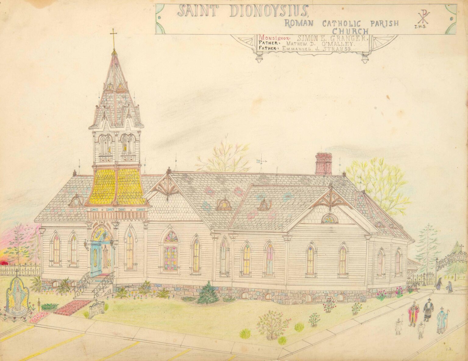 Saint dionysius roman catholic church - Jacques de Duglass 