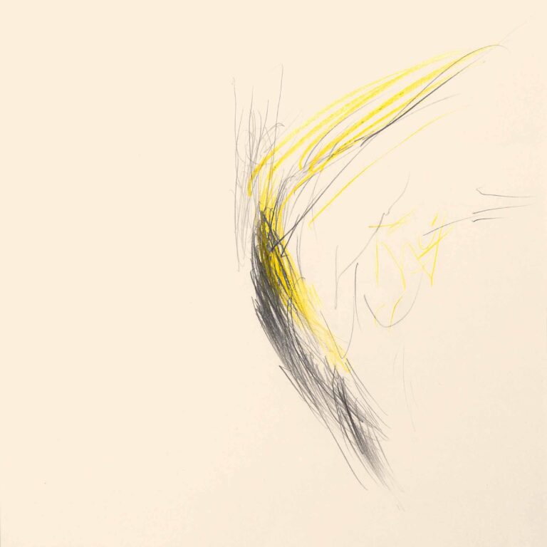 ohne Titel (abstract gelb-schwarz) 
