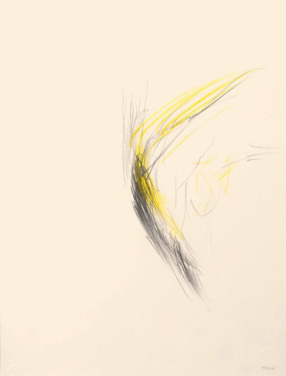 untitled (abstract yellow-black) 