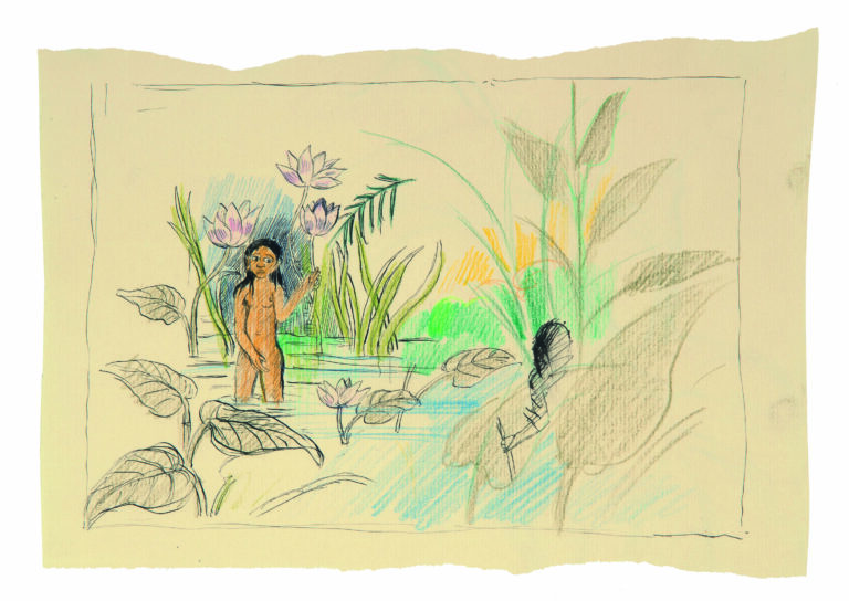 untitled (two women at the pond) - Emil Medardus Hagner 