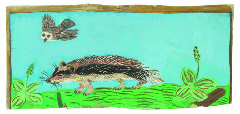 ohne Titel (Stachelschwein) - Emil Medardus Hagner 