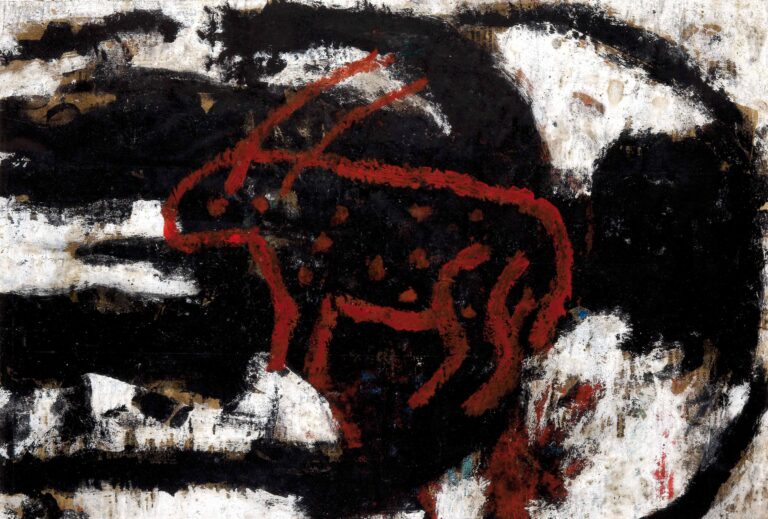 untitled (man with sheep) - Michel Nedjar 