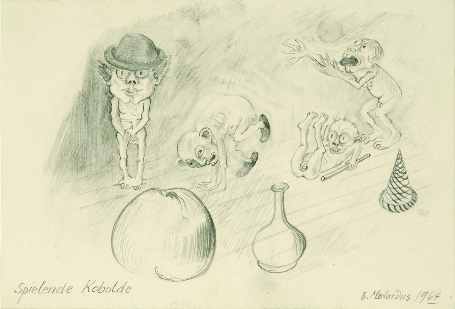 Spielende Kobolde - Emil Medardus Hagner 