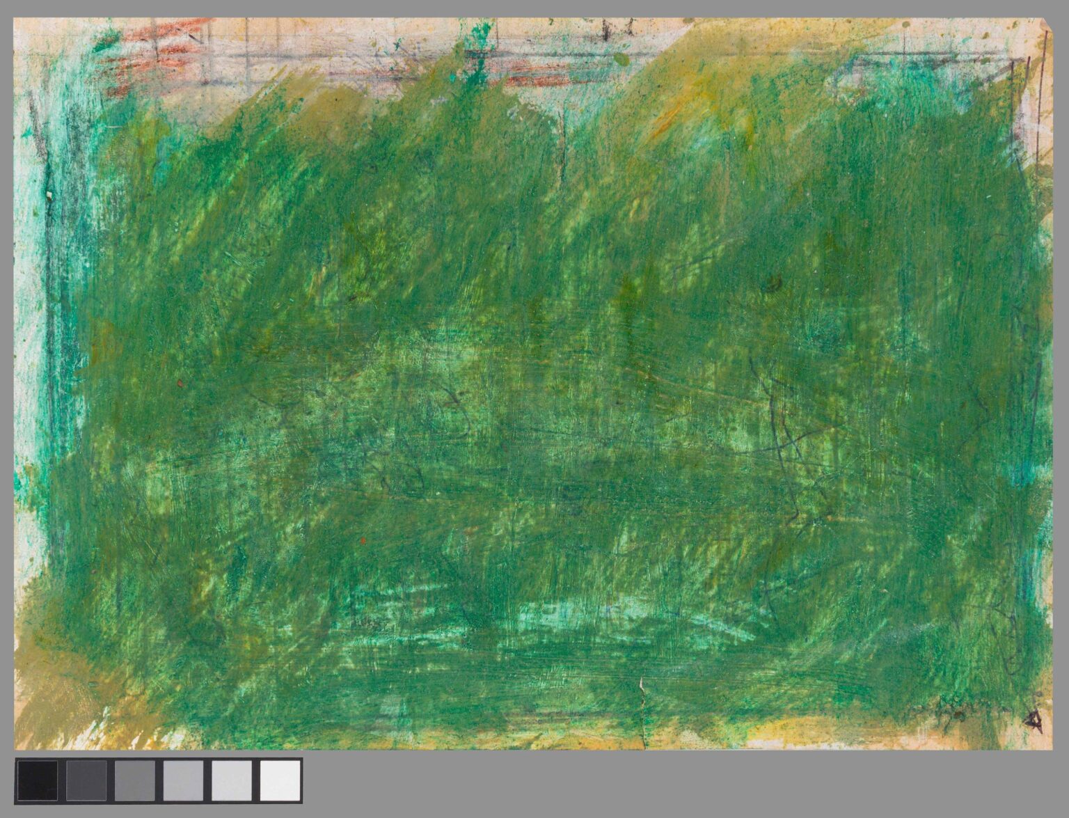 untitled (green) - Adelheid Duvanel 