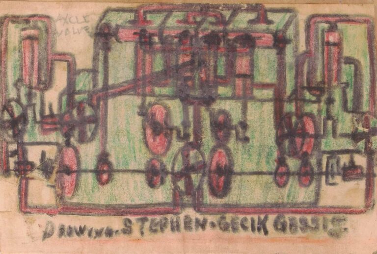 untitled (red machine) - Stephen Gecik Gessig 