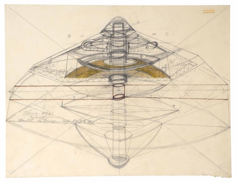 ohne Titel (UFO grafisch) - Ionel Talpazan 