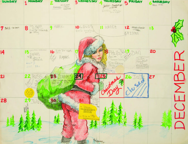 ohne Titel (December 1997 calendar) - Marc Hogenkamp 