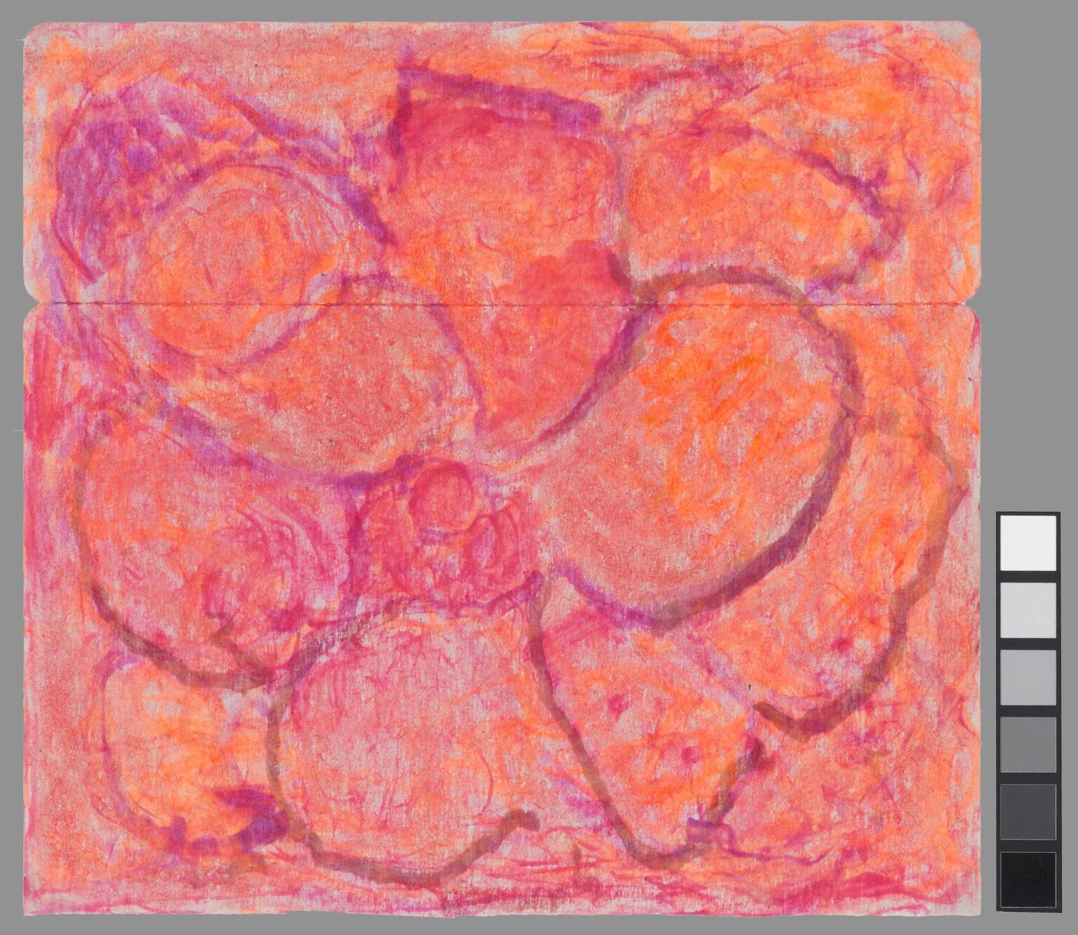 untitled (pink-orange flower) - Benjamin Bonjour 