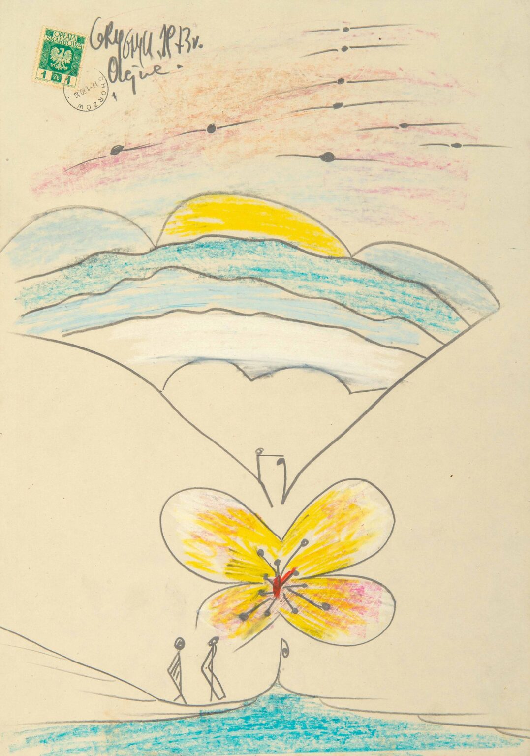 untitled (yellow flower) - Wladislaw Grygny 