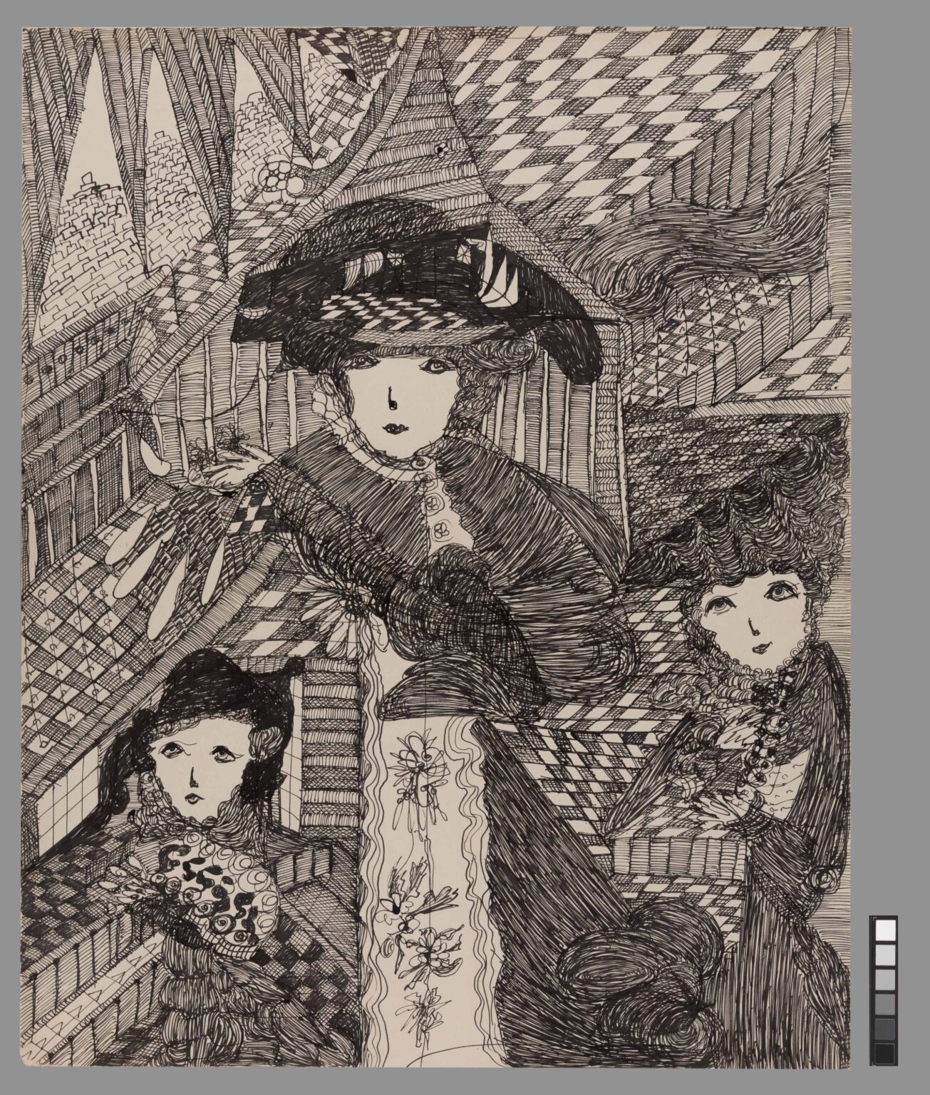untitled (three women) - Madge Gill 