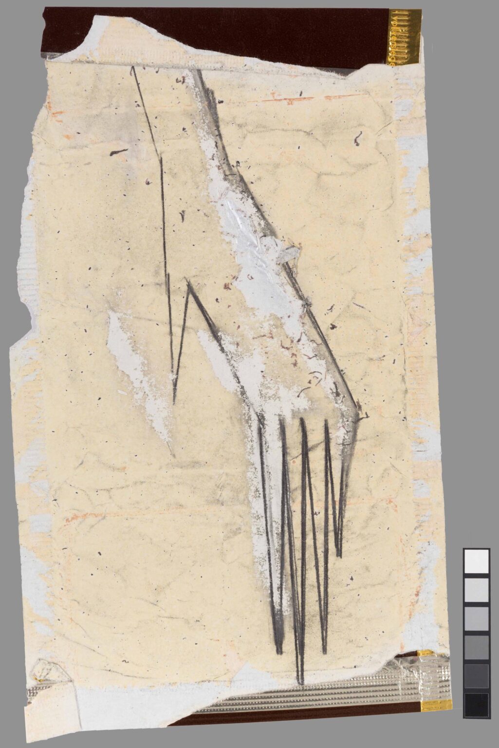 untitled (recto: hand / verso: Rittersport) - Helene Reimann 