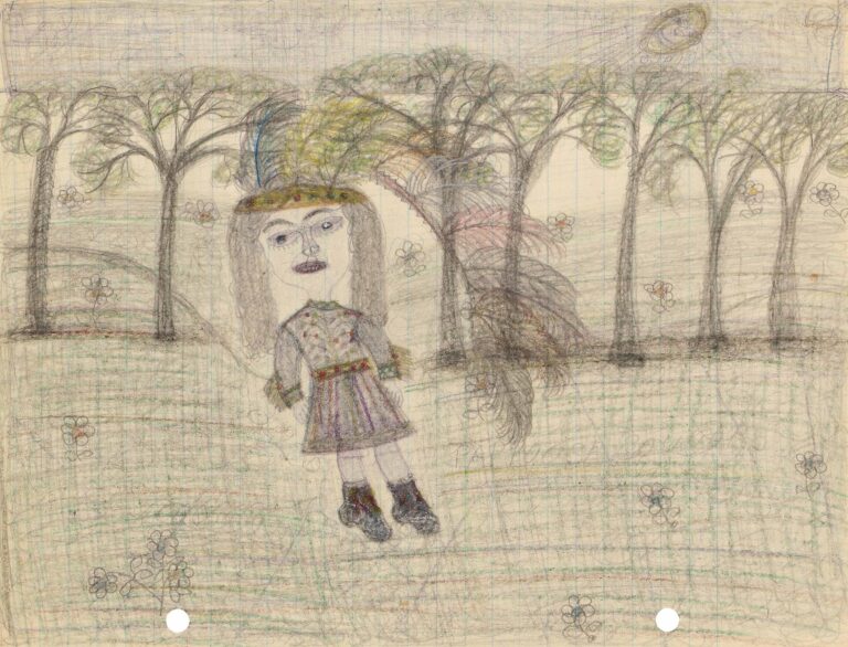 untitled (Indian Girl) - Pearl Blauvelt 
