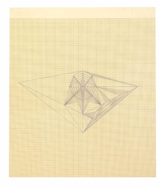 ohne Titel (geometrische Figur, Fragment) 