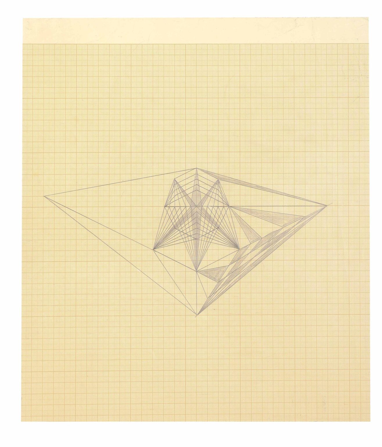 untitled (geometric figure, fragment) - Emma Kunz 