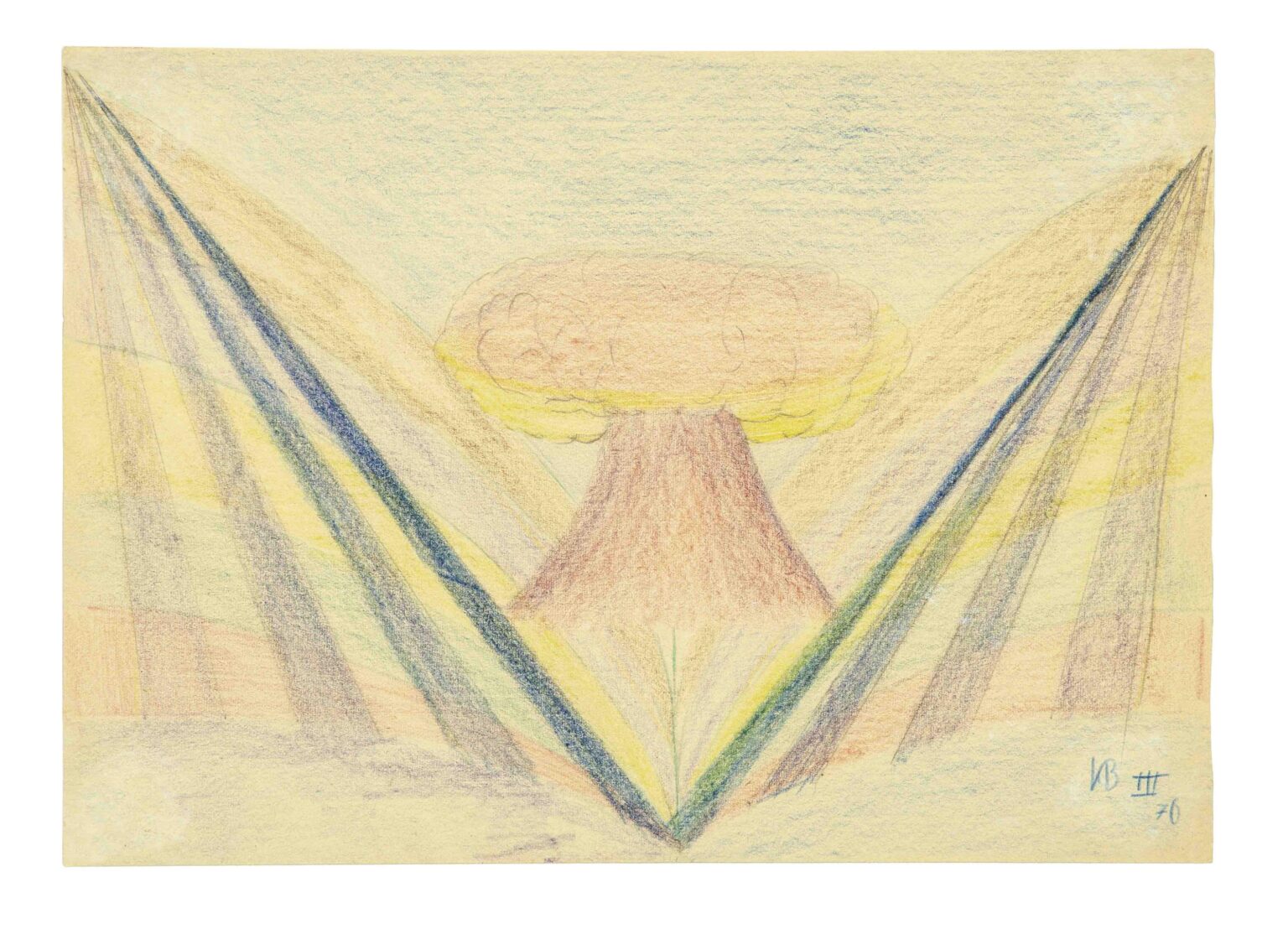 ohne Titel  (Vulkan) - Bernd Klupiec 