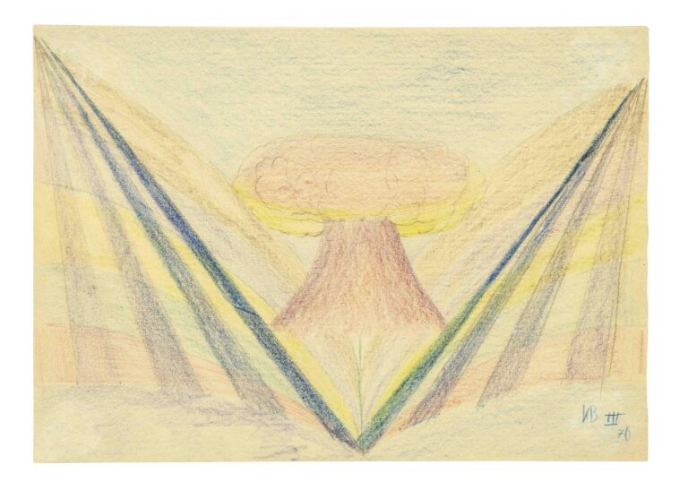 ohne Titel  (Vulkan) - Bernd Klupiec 