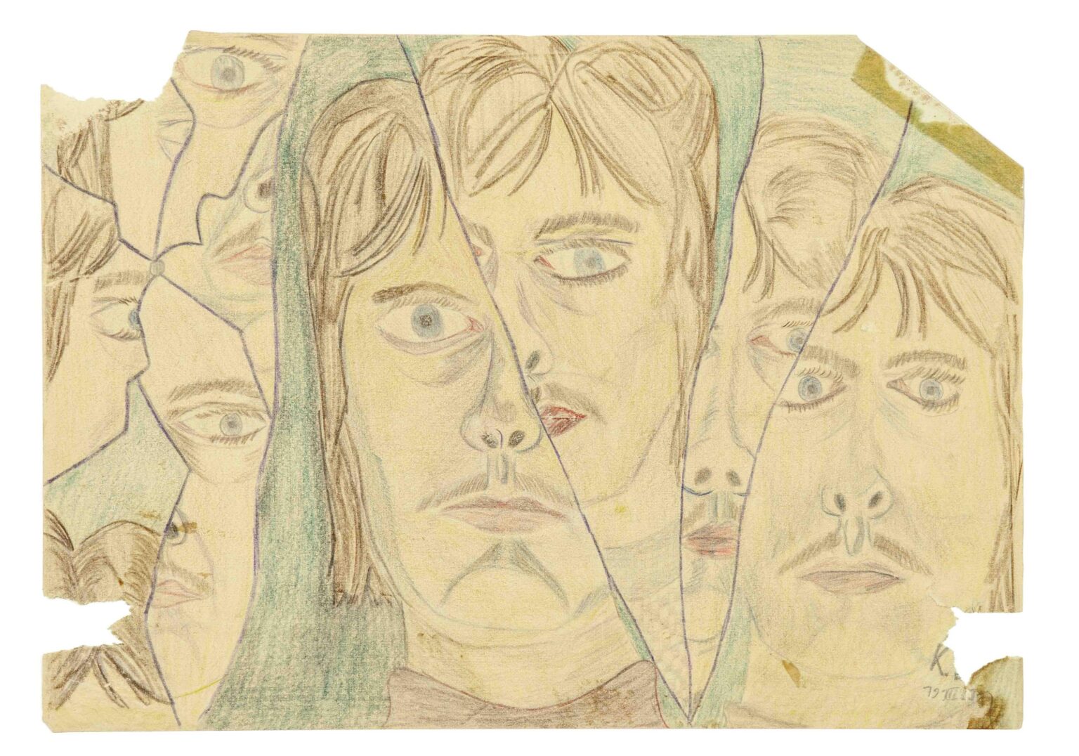 untitled (shattered faces) - Bernd Klupiec 