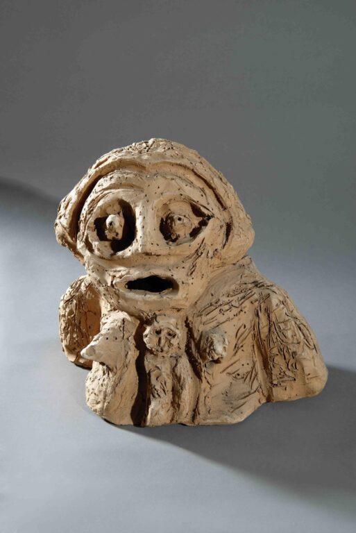 ohne Titel (Skulptur Gesicht) - Giordano Gelli 