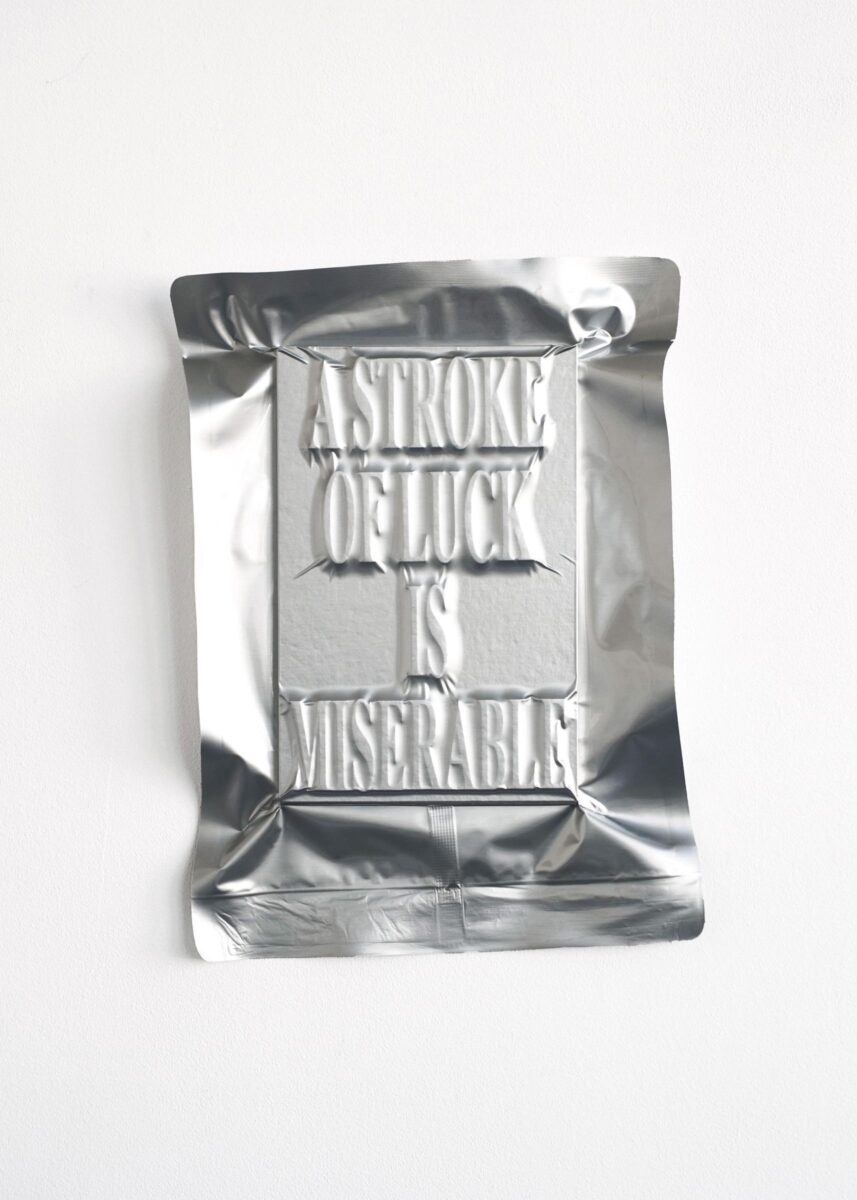 #12 / A STROKE OF LUCK IS MISERABLE ( I Ate Civilization ) - JEIRYUNG LEE 