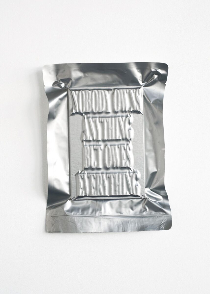 #24 / NOBODY OWNS ANYTHING BUT OWES EVERYTHING ( I Ate Civilization ) - JEIRYUNG LEE 