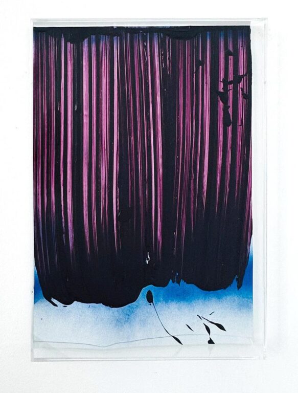 SAMPLE (plum caspia/turkish sea) - Ruth Campau 