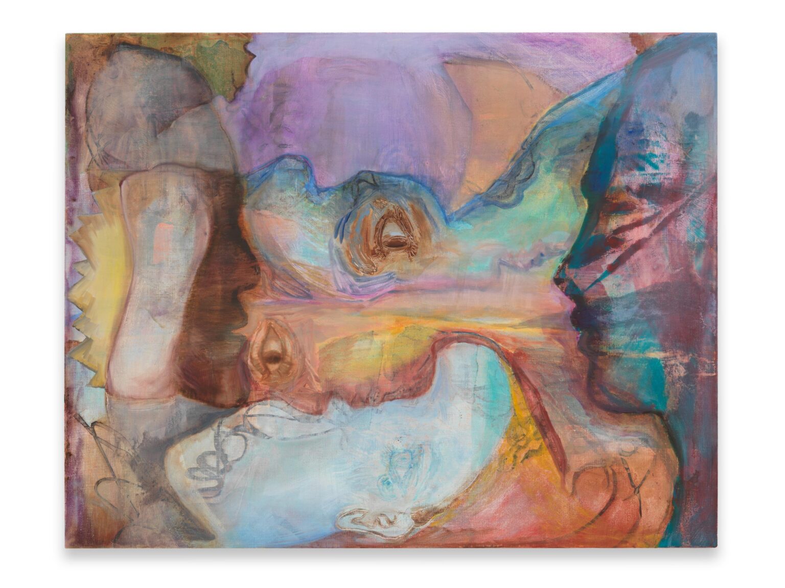 Landscape with a Woman and a Man under the Influence of an Ancient Legacy - Stefan Hirsig 