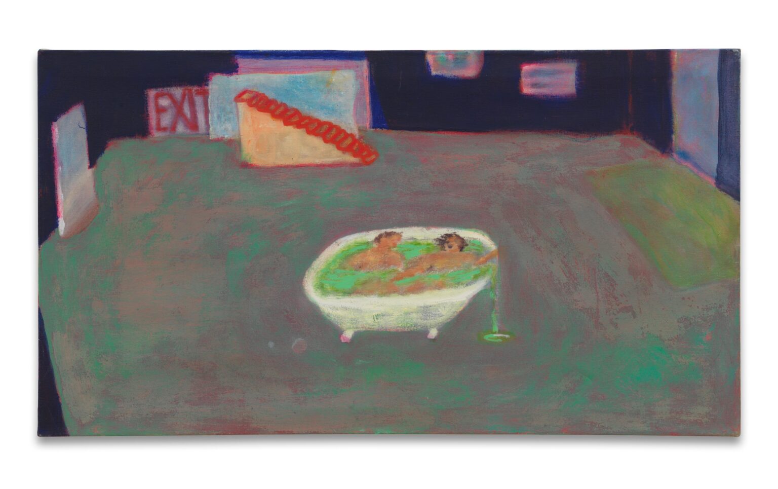 Bath in Studio - Katherine Bradford 