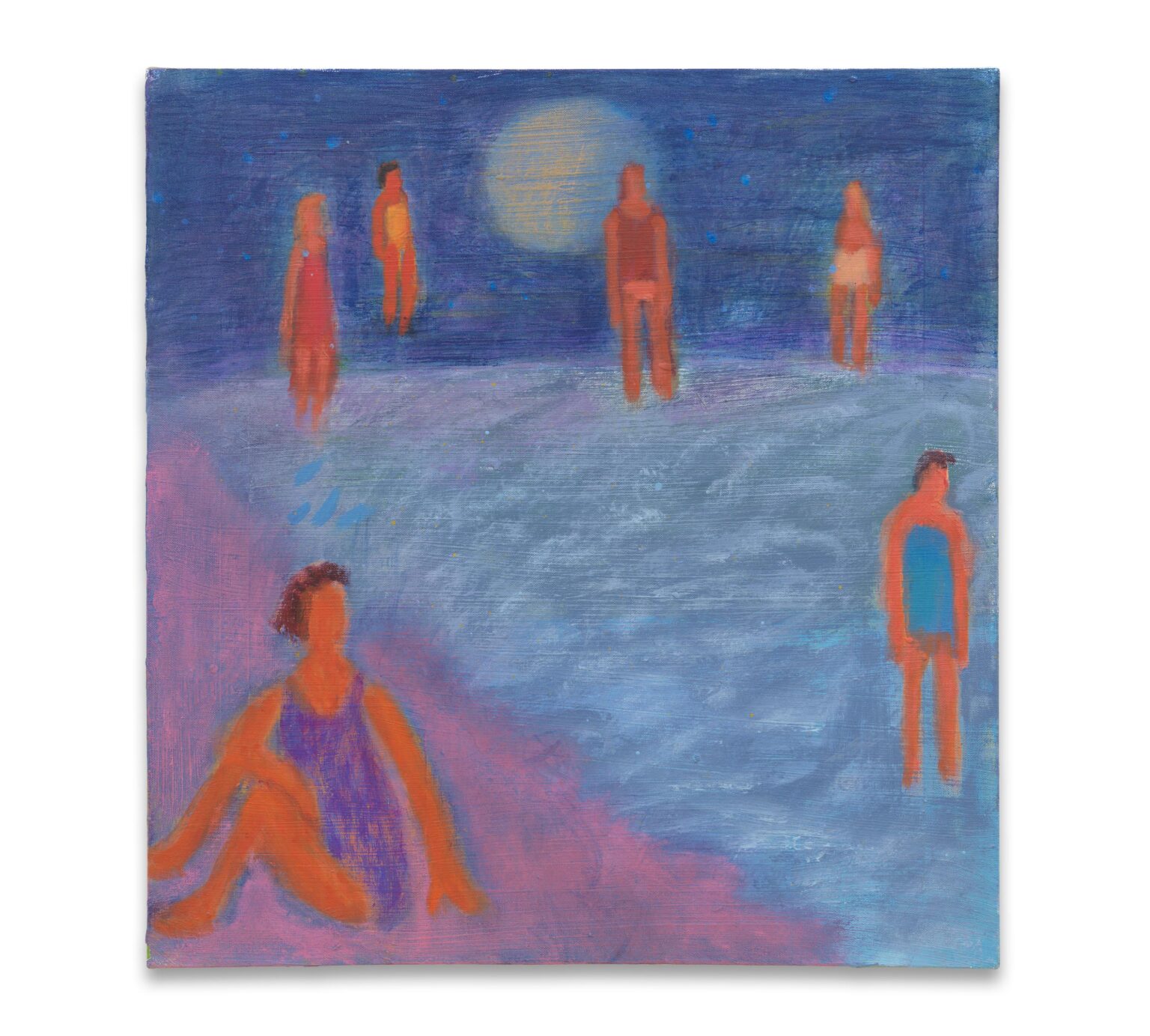 Beach in Moonlight - Katherine Bradford 