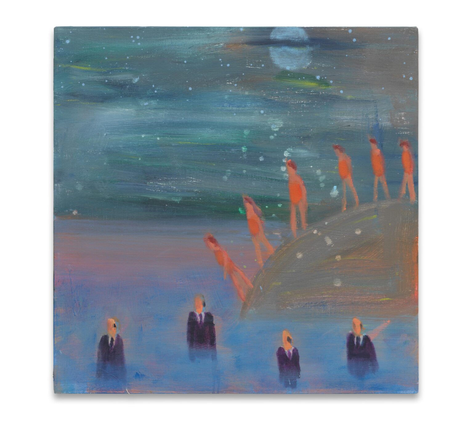 Swimmers and Men in Suits - Katherine Bradford 