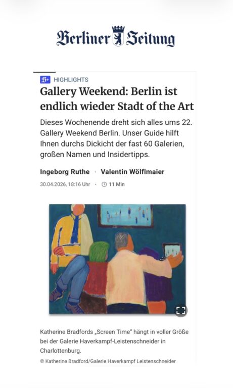 Katherine Bradford | Berliner Zeitung Screenshot