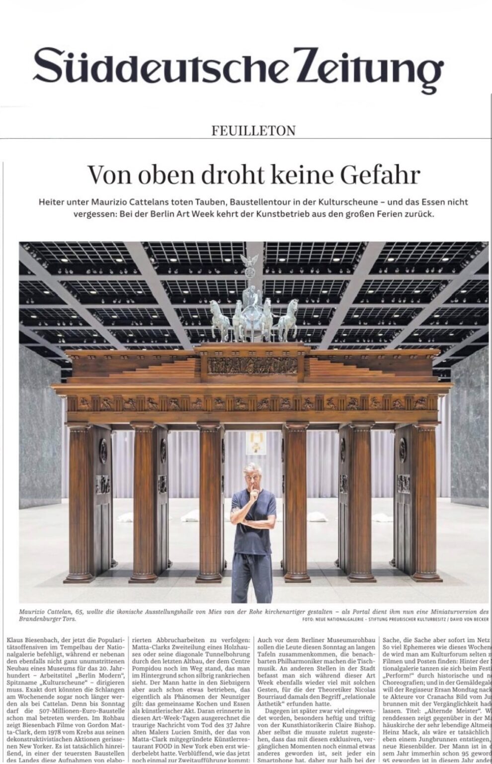S&uuml;ddeutsche Zeitung Screenshot