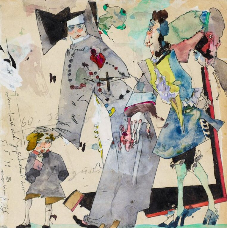 Wenn Lust sich Zufriedenheit holt / 5.5.91 - Horst Janssen 