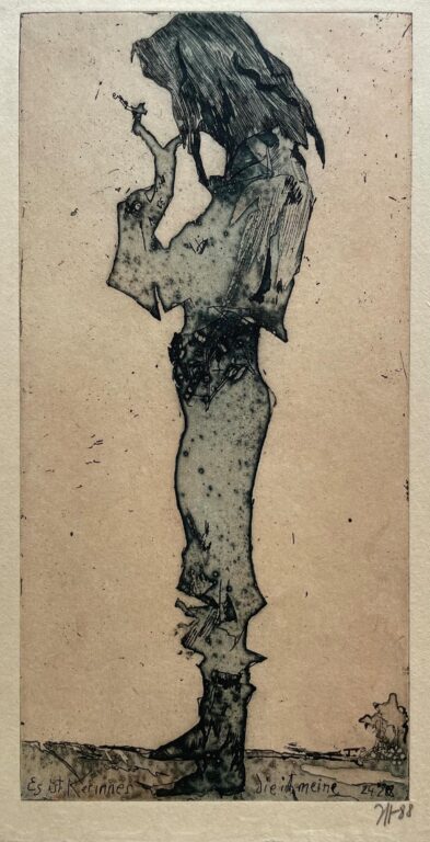 Es ist Kerinnes, die ich meine / 24.2.88 - Horst Janssen 