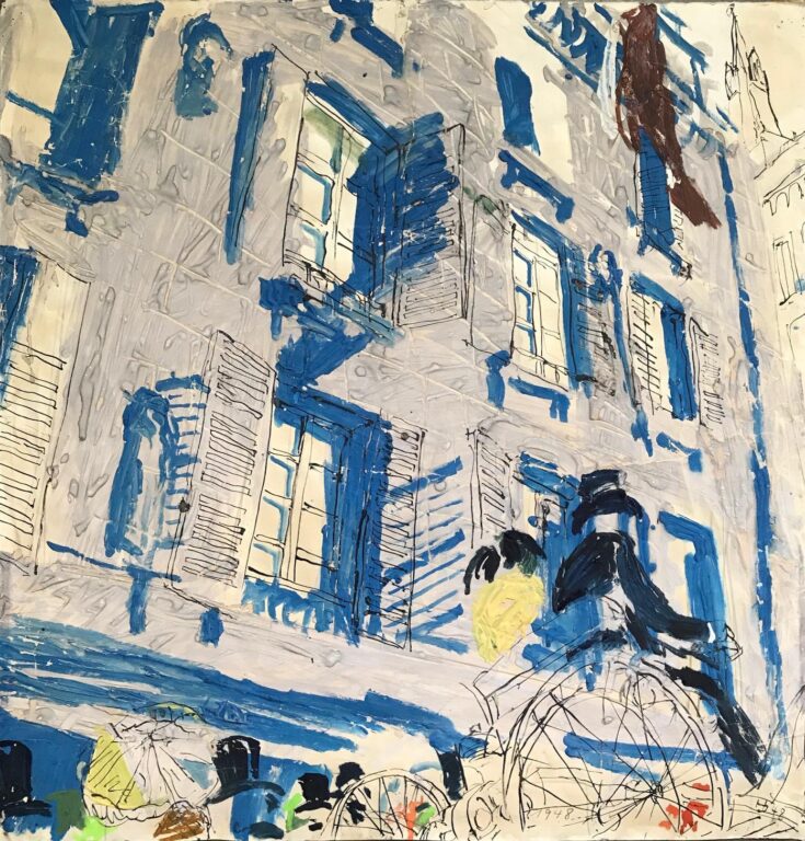 Pariser Fassade - Horst Janssen 