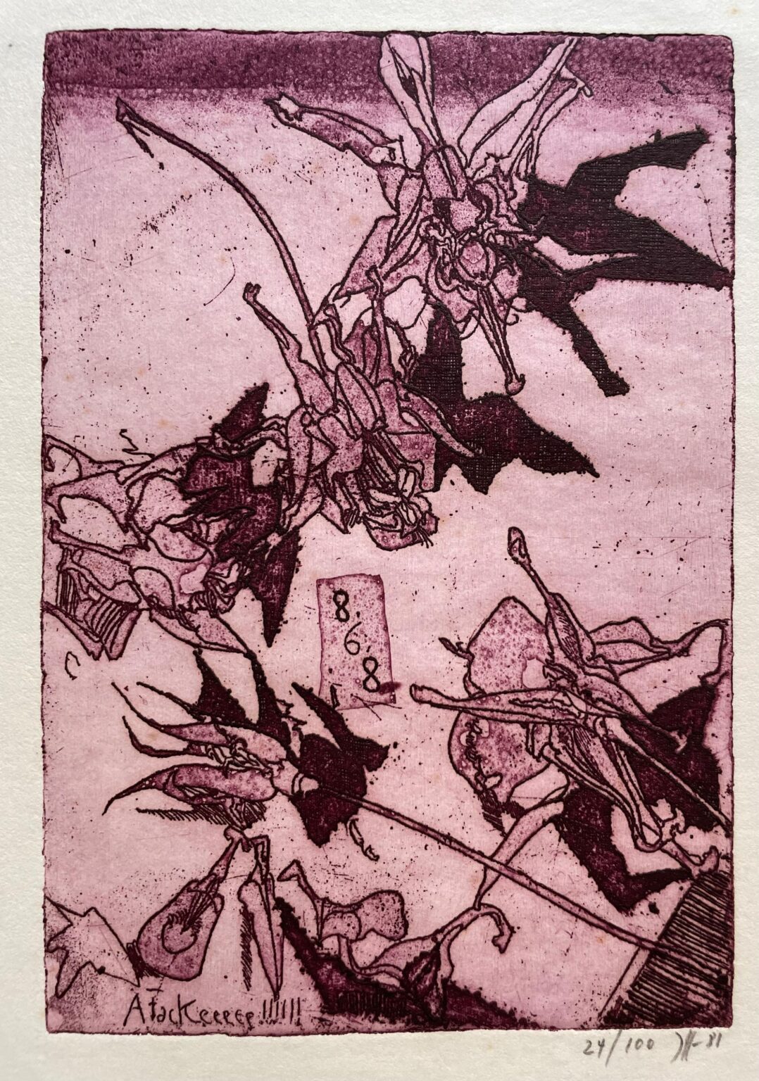 Atackeeeee!!!!!! / 8.6.81 - Horst Janssen 