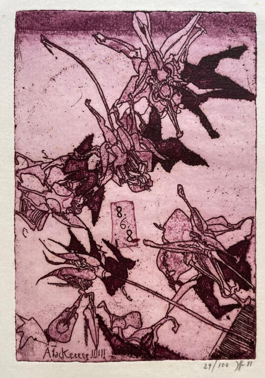 Atackeeeee!!!!!! / 8.6.81 - Horst Janssen 