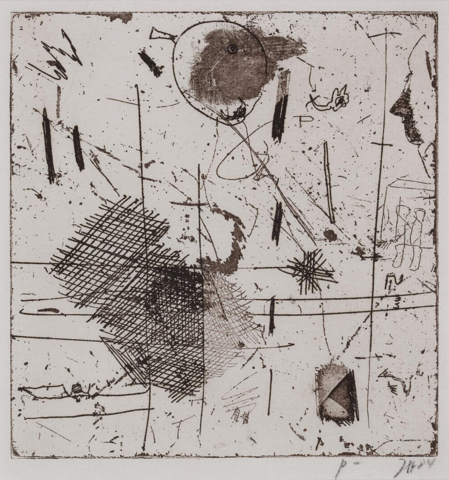 Didaktische Platte - Horst Janssen 