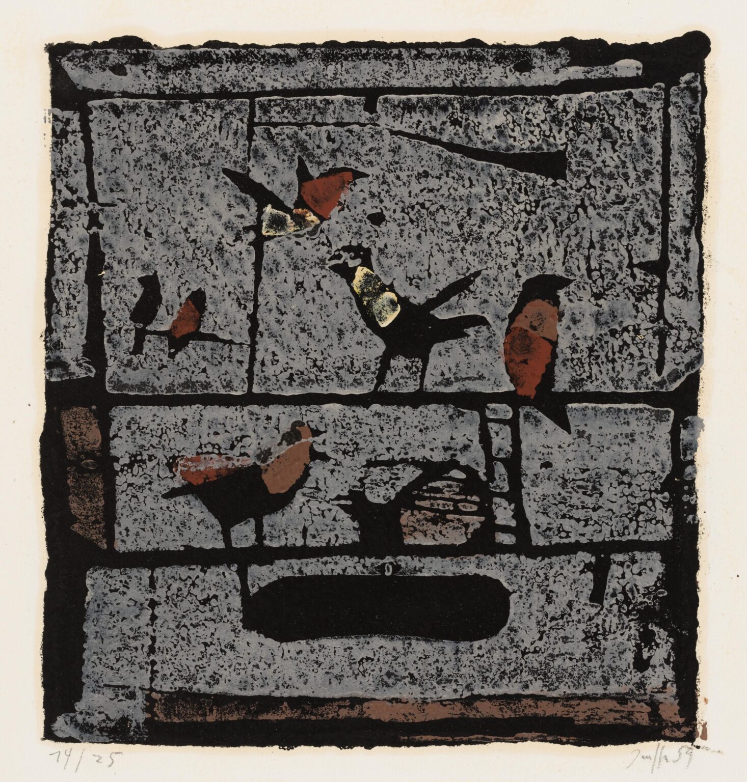 Vogelkäfig - Horst Janssen 