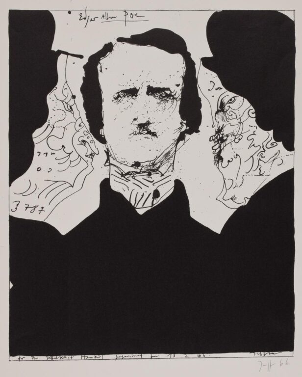 Edgar Allan Poe / 13.2.66 - Horst Janssen 
