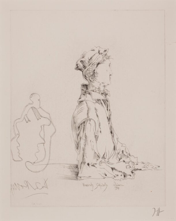 Heinrich Schwartz nach Dürer / 17.8.77 - Horst Janssen 