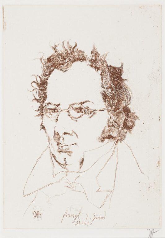 Franzl (Franz Schubert) / 31.10.84 - Horst Janssen 