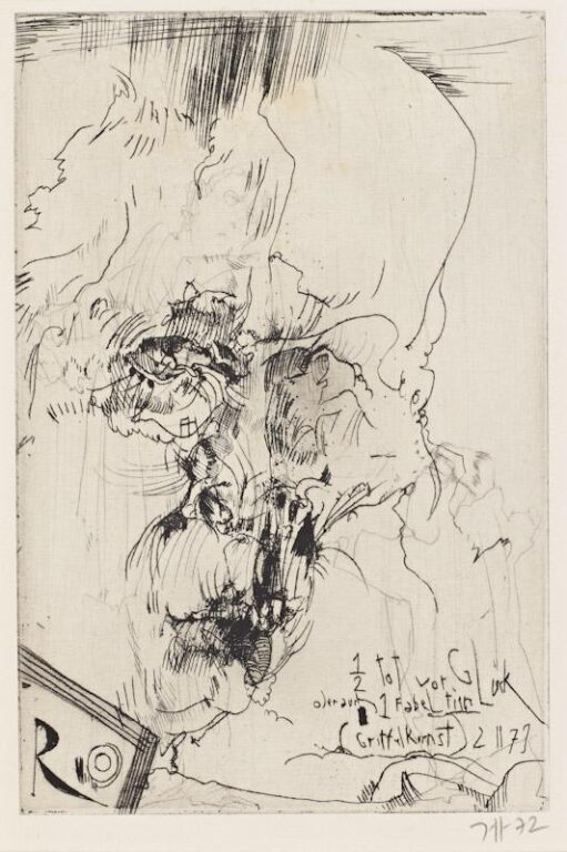 1/2 tot vor Glück / 2.11.72 - Horst Janssen 