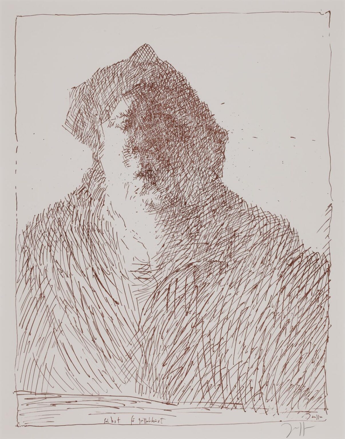 Selbst für Griffelkunst - Horst Janssen 