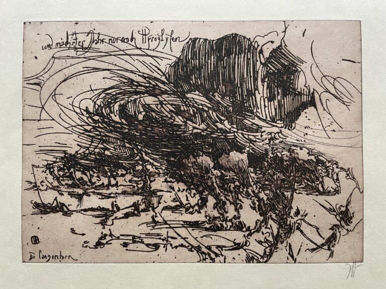 Gewitter zieht auf - Horst Janssen 