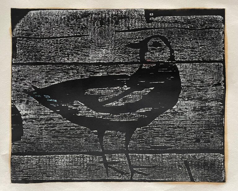 ohne Titel (Vogel) - Horst Janssen 