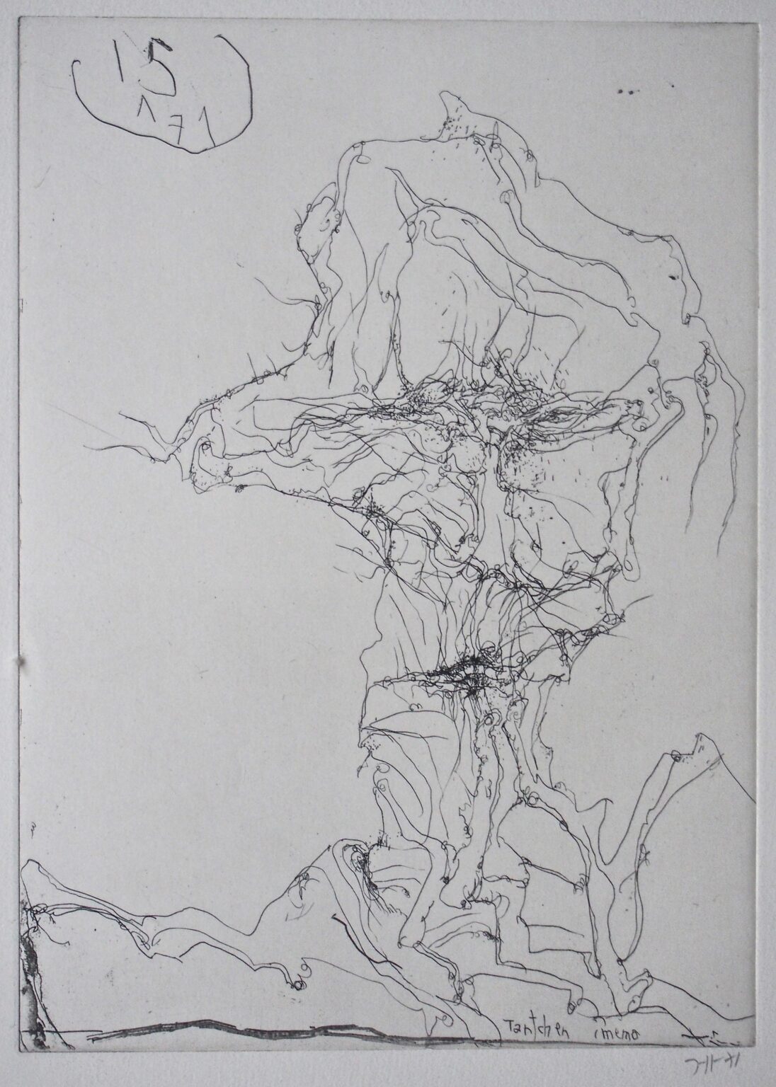 Tantchen Memo / 15.1.71 - Horst Janssen 