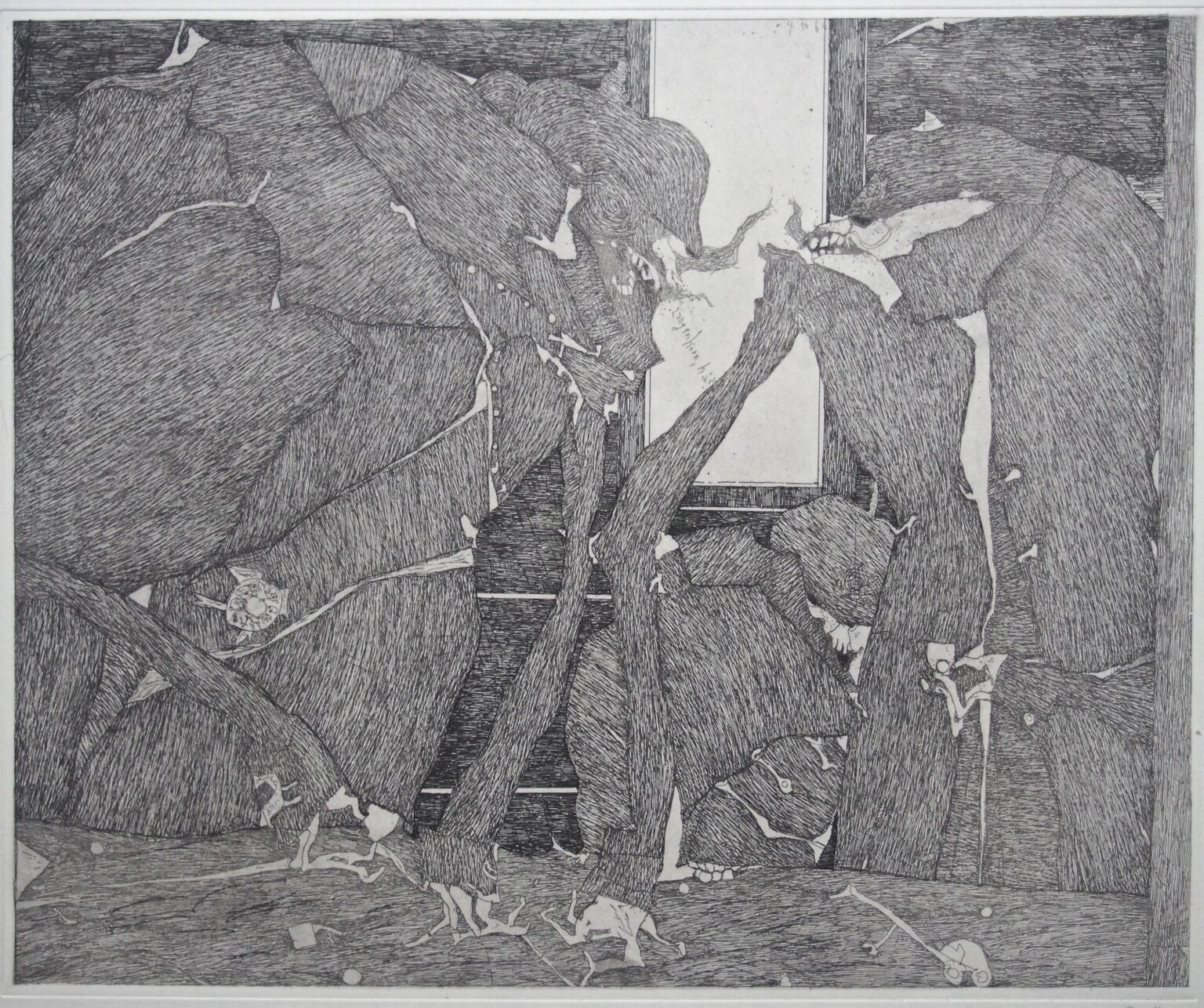 Langenhorner Obristen / 4.10.64 - Horst Janssen 